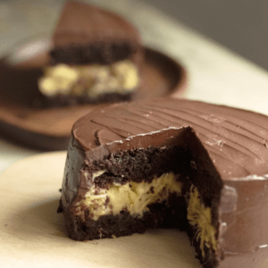 Modern bakery desserts with cocoa-based ingredients