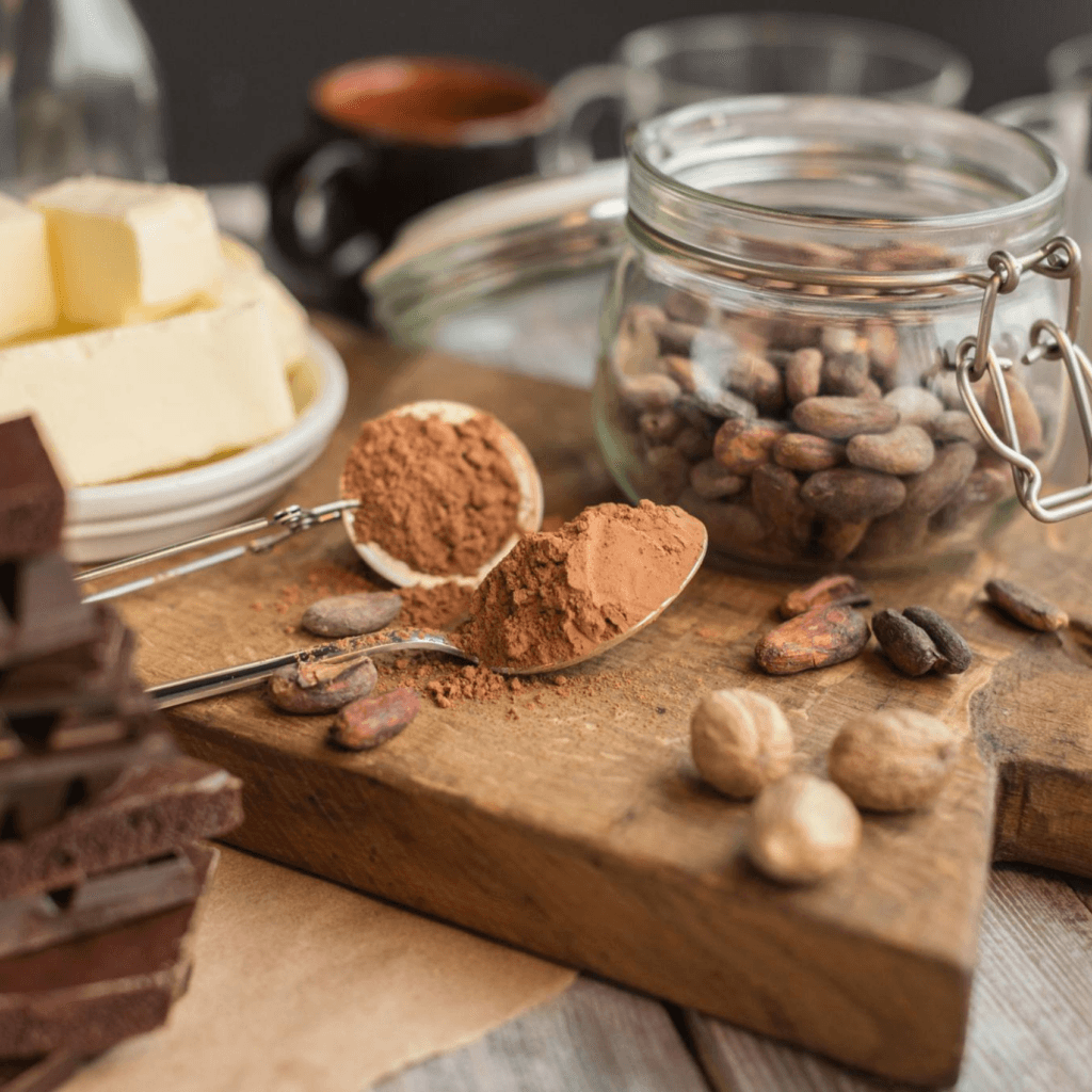 Natural cocoa powder for bakery applications