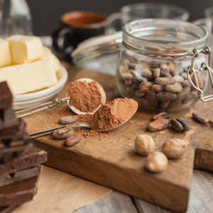 Natural cocoa powder for bakery applications